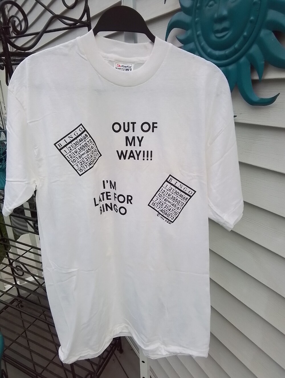 BingoWhite T-Shirt - Out Of My Way